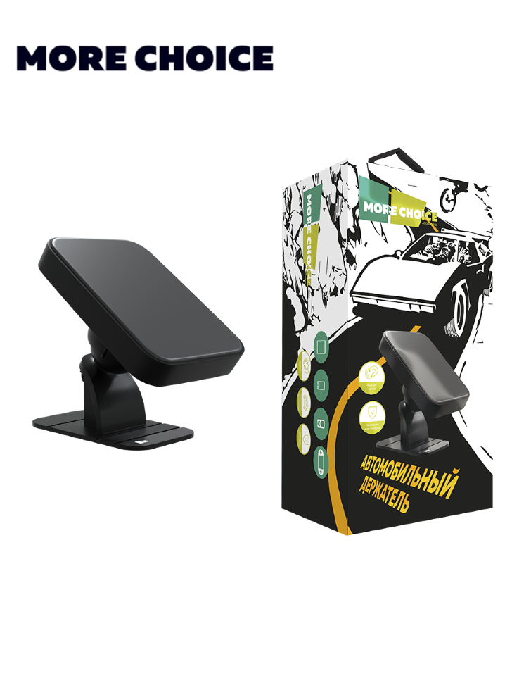 Держатель авто магнитный More Choice C03 (Black)