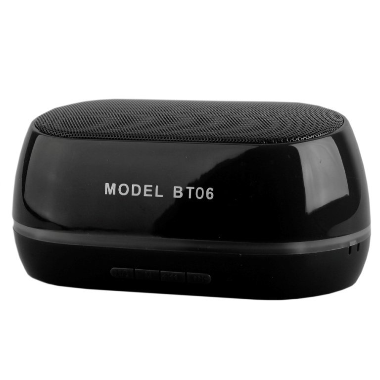 Колонка Bluetooth BT06 (TF+USB+FM) черная