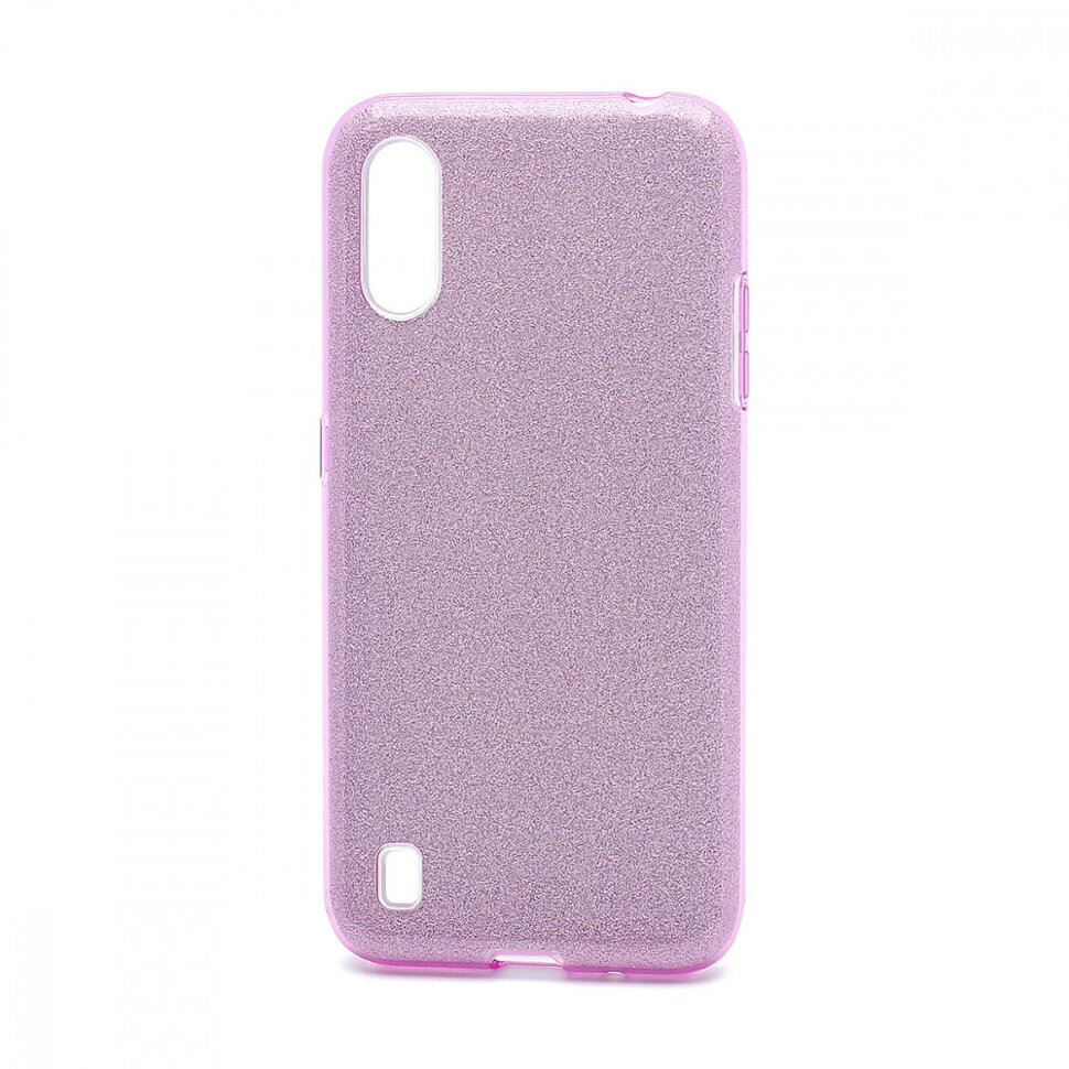 Накладка SC097 БЛЕСТКИ 3в1 Samsung A01 (violet)