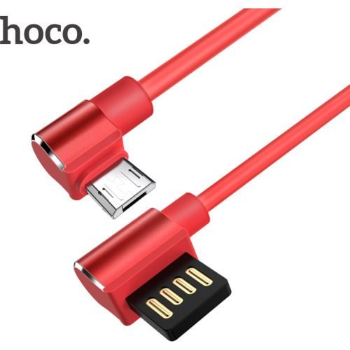 Кабель USB - MicroUSB HOCO U37 Long roam красный