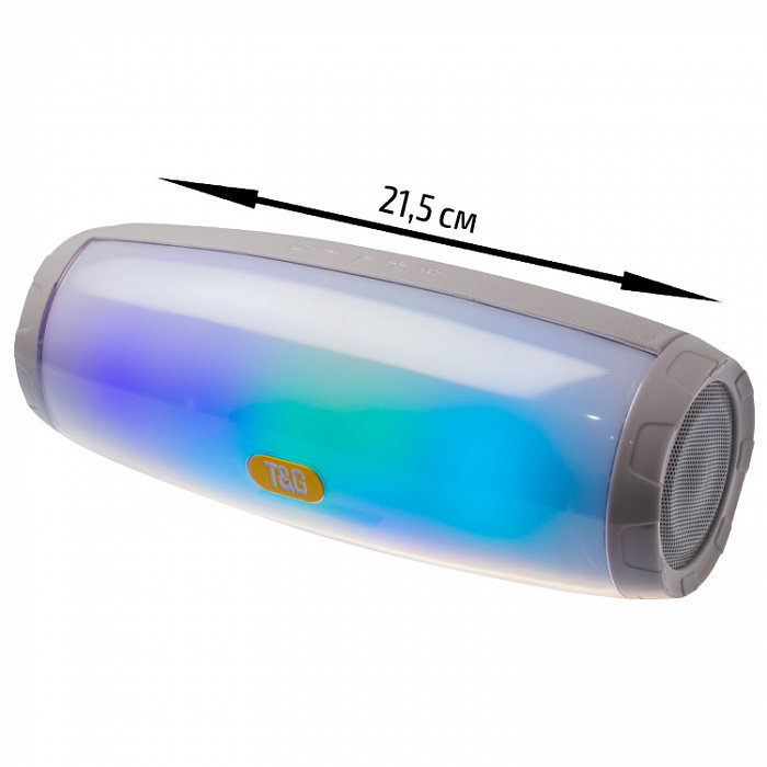Колонка Bluetooth TG165 серебро