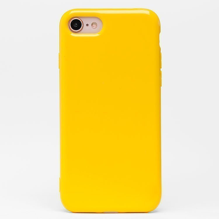 Накладка SC158 iPhone 7/8 Глянец желтая