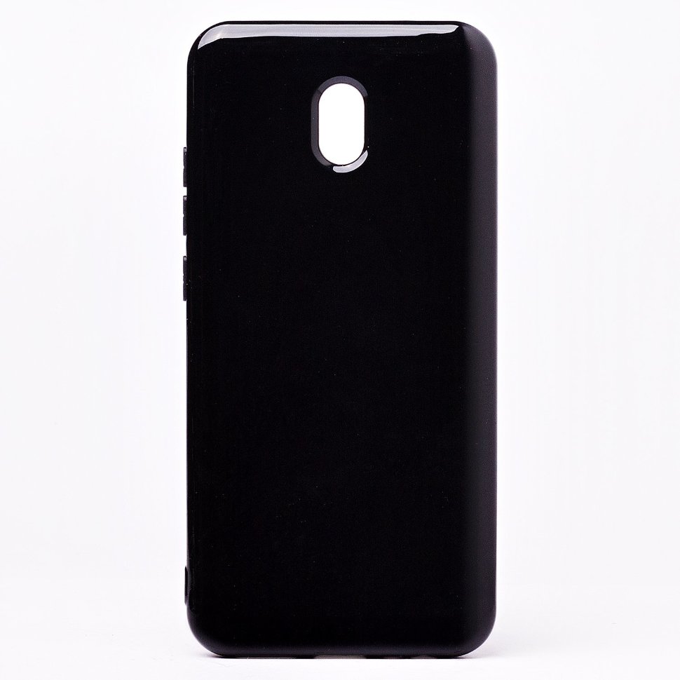 Накладка SC158 Xiaomi Redmi 8A Глянец черная