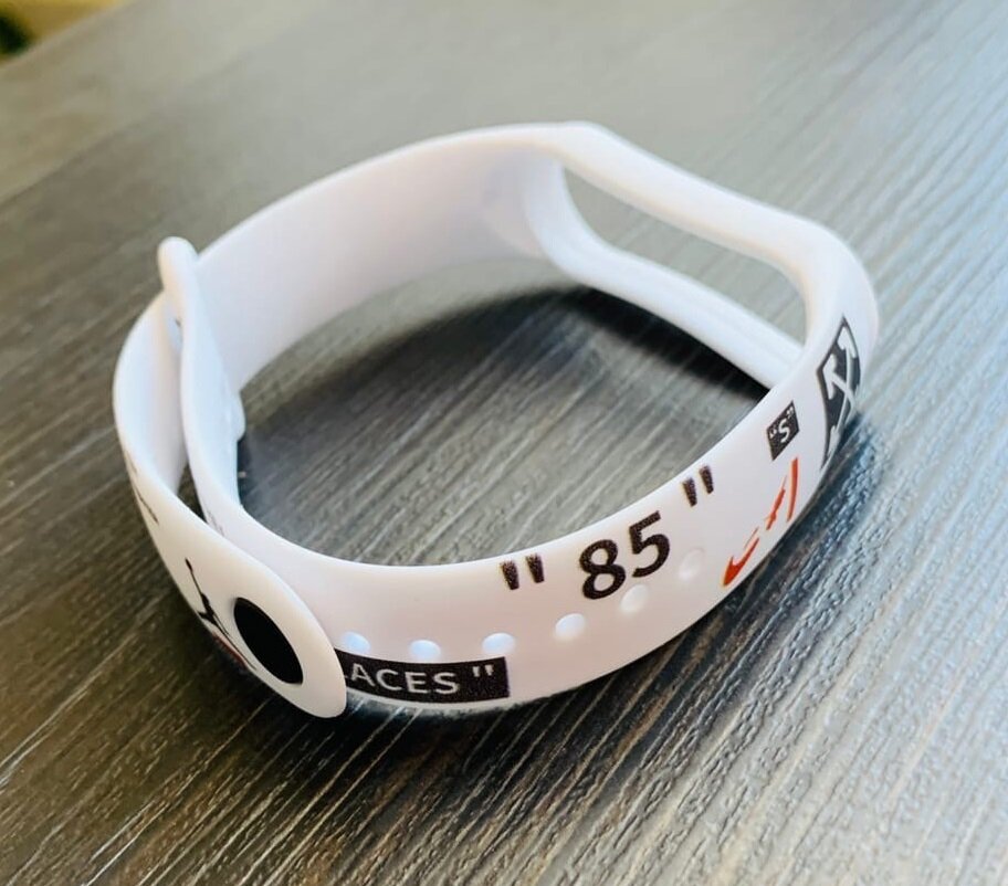 Ремешок WB01 силиконовый для Xiaomi Mi Band 5 (006)