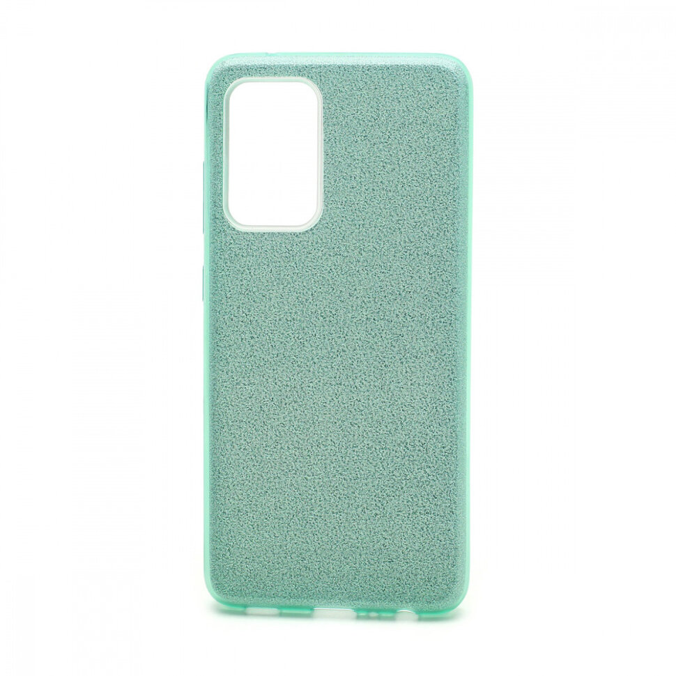 Накладка SC097 БЛЕСТКИ 3в1 Samsung A525 Galaxy A52 (green)