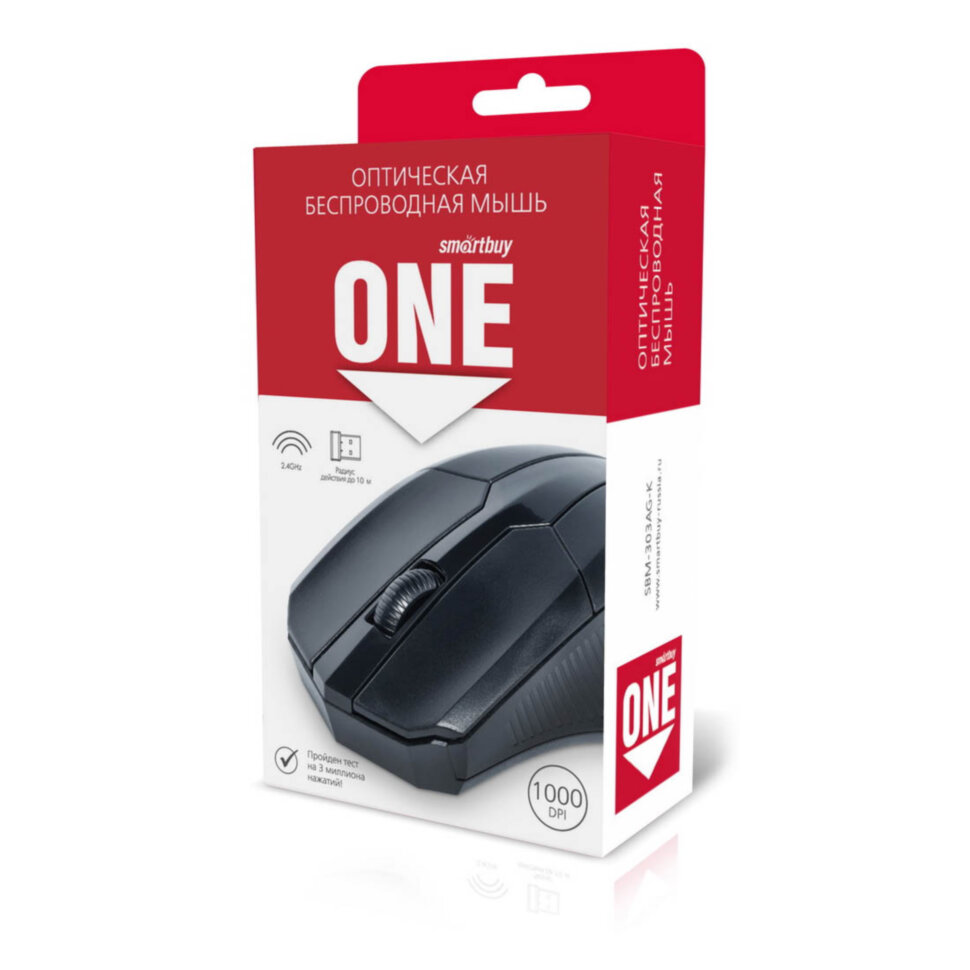 Мышь беспроводная Smartbuy ONE 303AG (SBM-303AG-K) черная