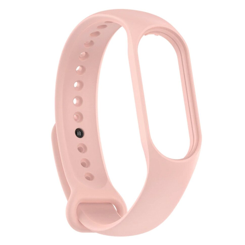 Ремешок силиконовый для Xiaomi Mi Band 7, бледно-розовый (004)
