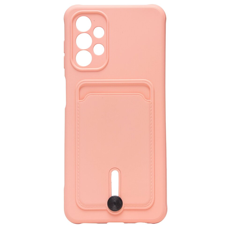 Накладка SC304 Samsung A135 Galaxy A13 с визитницей (light pink)