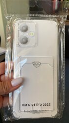 Накладка прозрачная с визитницей Xiaomi Redmi Note 12