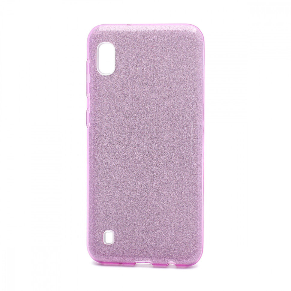 Накладка SC097 БЛЕСТКИ 3в1 Samsung A105 Galaxy A10 (violet)