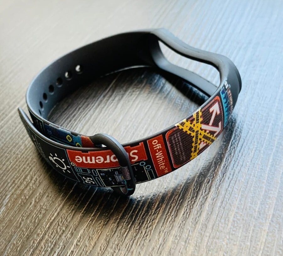 Ремешок WB01 силиконовый для Xiaomi Mi Band 5 (007)
