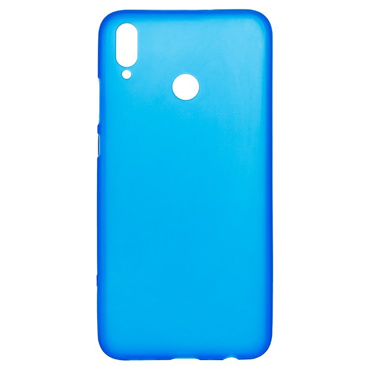 Накладка с глянцевым ободком МАТОВАЯ Huawei Honor 8X синяя