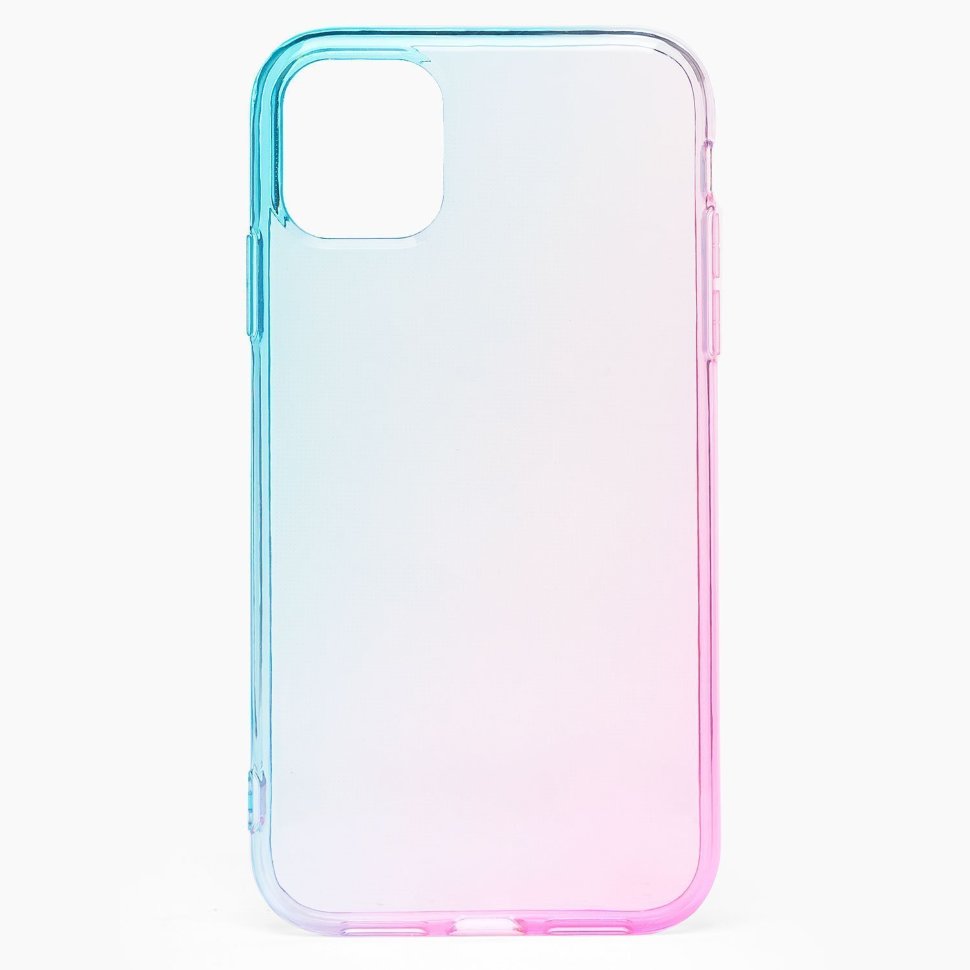 Накладка SC169 iPhone 11 (blue/pink)