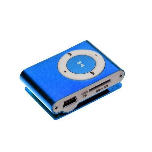 MP3 плеер RK-304 (MicroSD+наушники+ЗУ) синий тех.пакет