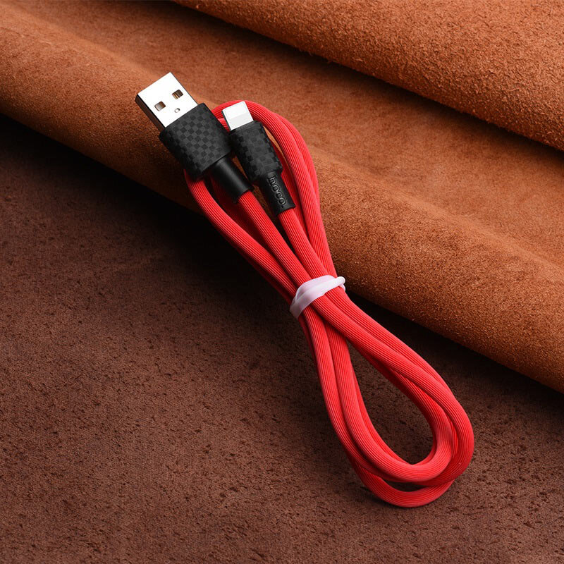 USB кабель на iPhone 5 HOCO X29 Superior 1M красный*