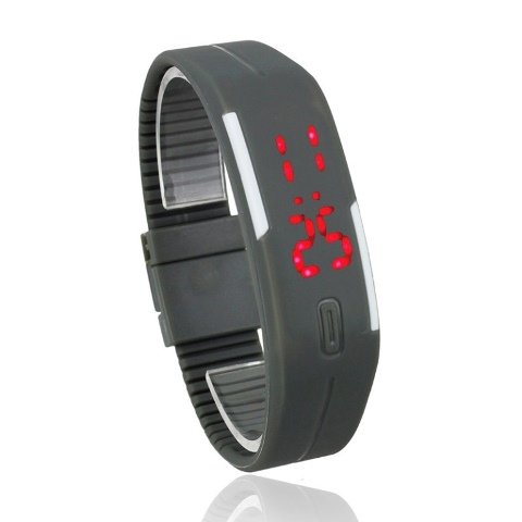 Часы наручные LED Watch Fit серые