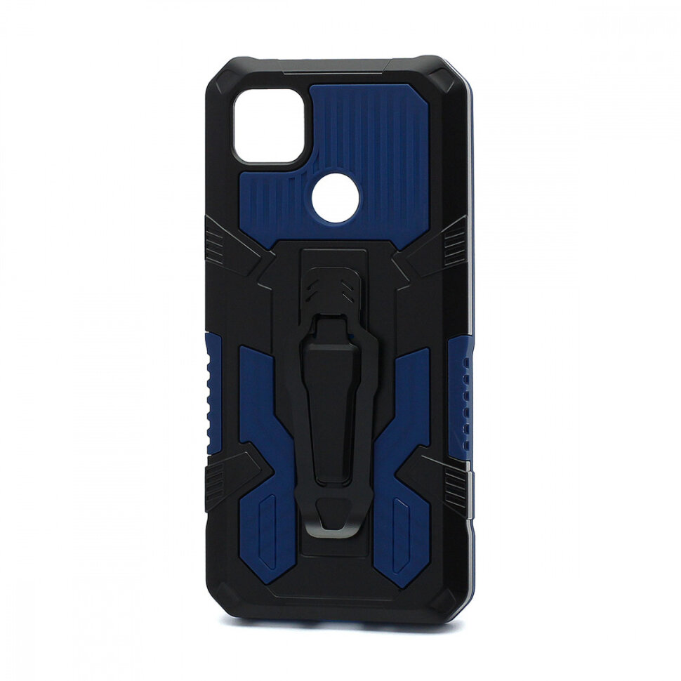 Накладка i-Crystal Xiaomi Redmi 9C противоударная синяя