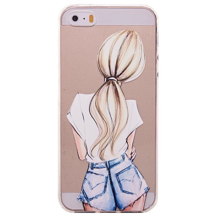Накладка SC088 Девушка iPhone 5 (001)