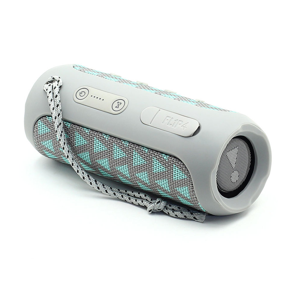 Колонка Bluetooth Flip 4 серо-зеленая