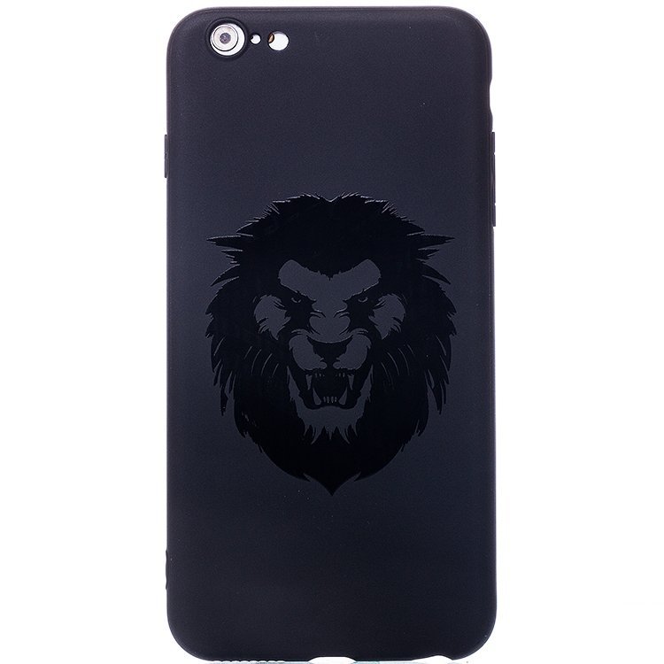 Накладка SC043 Soft Touch iPhone 6 Plus (002) ЛЕВ черная