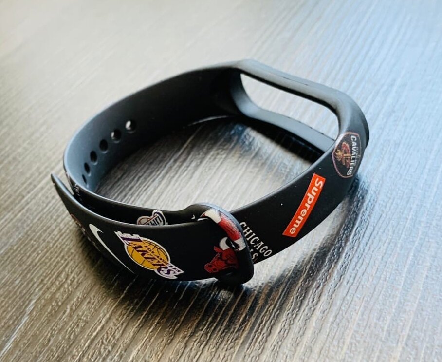 Ремешок WB01 силиконовый для Xiaomi Mi Band 5 (009)