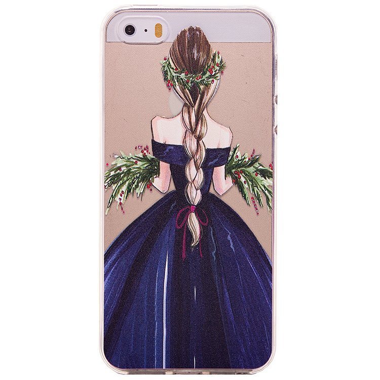 Накладка SC088 Девушка iPhone 5 (002)