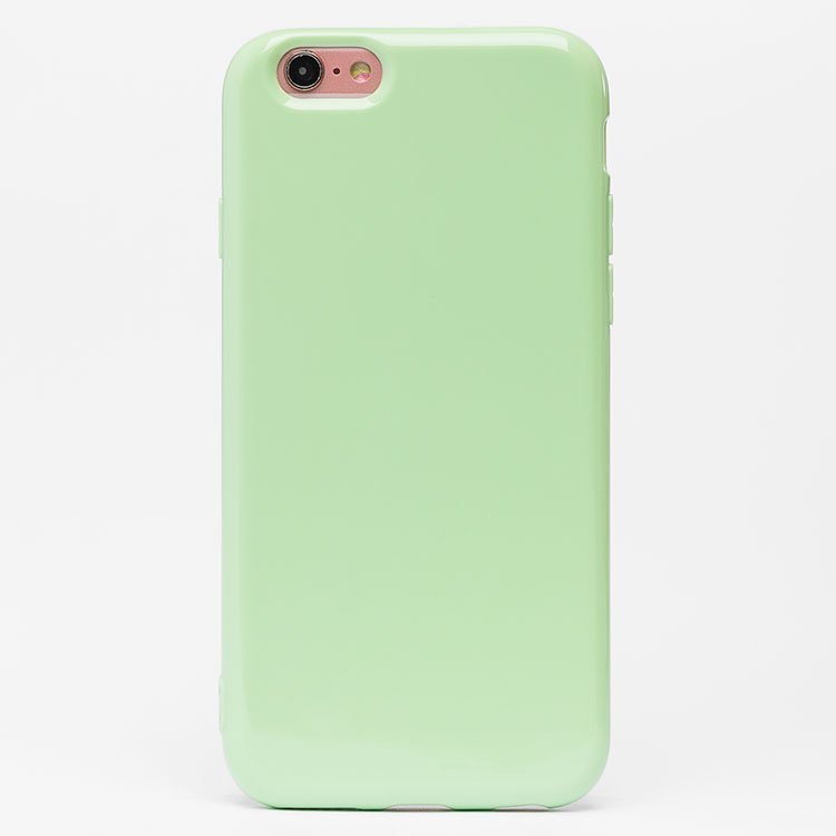 Накладка SC158 iPhone 6 Глянец светло-зеленая