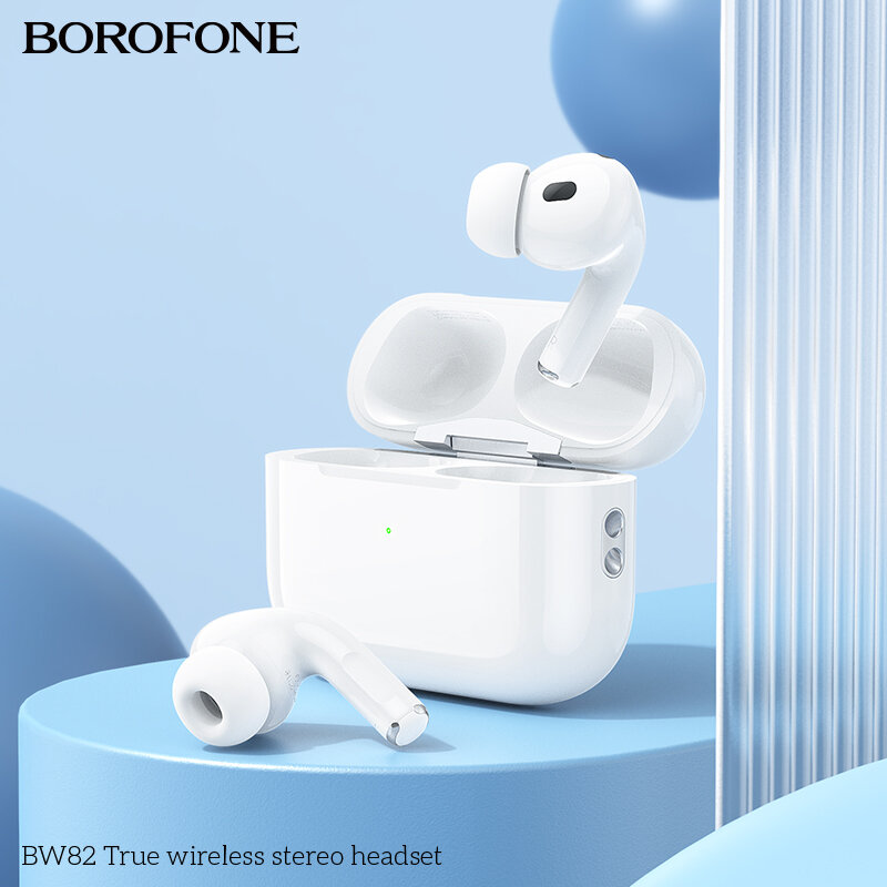 Наушники Bluetooth BOROFONE BW82 True TWS, белые