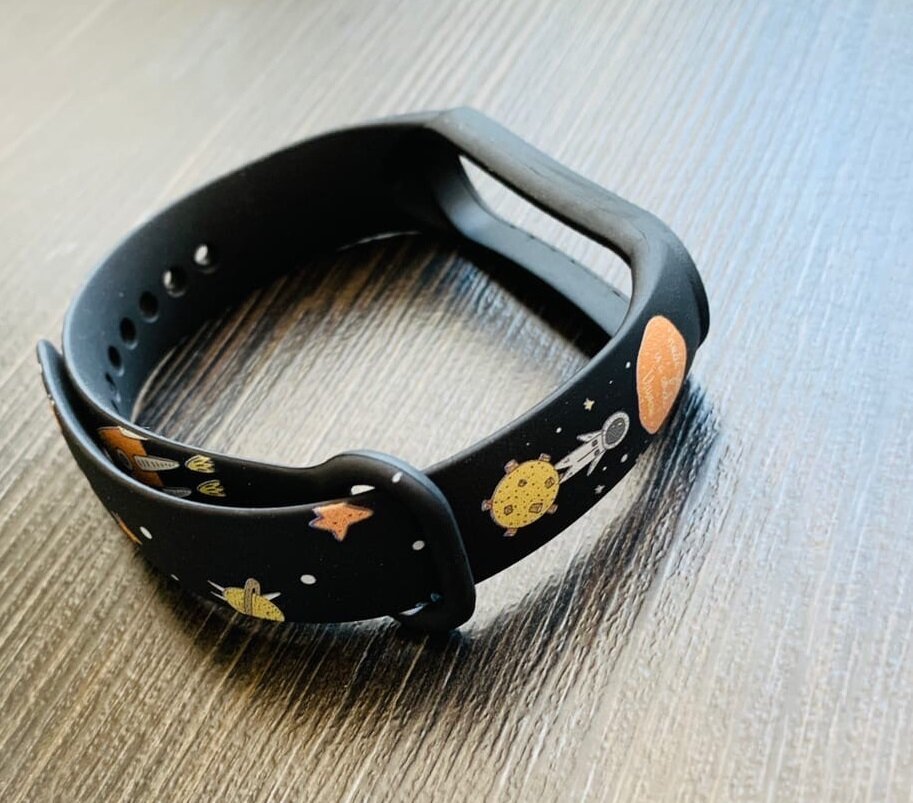 Ремешок WB01 силиконовый для Xiaomi Mi Band 5 (010)