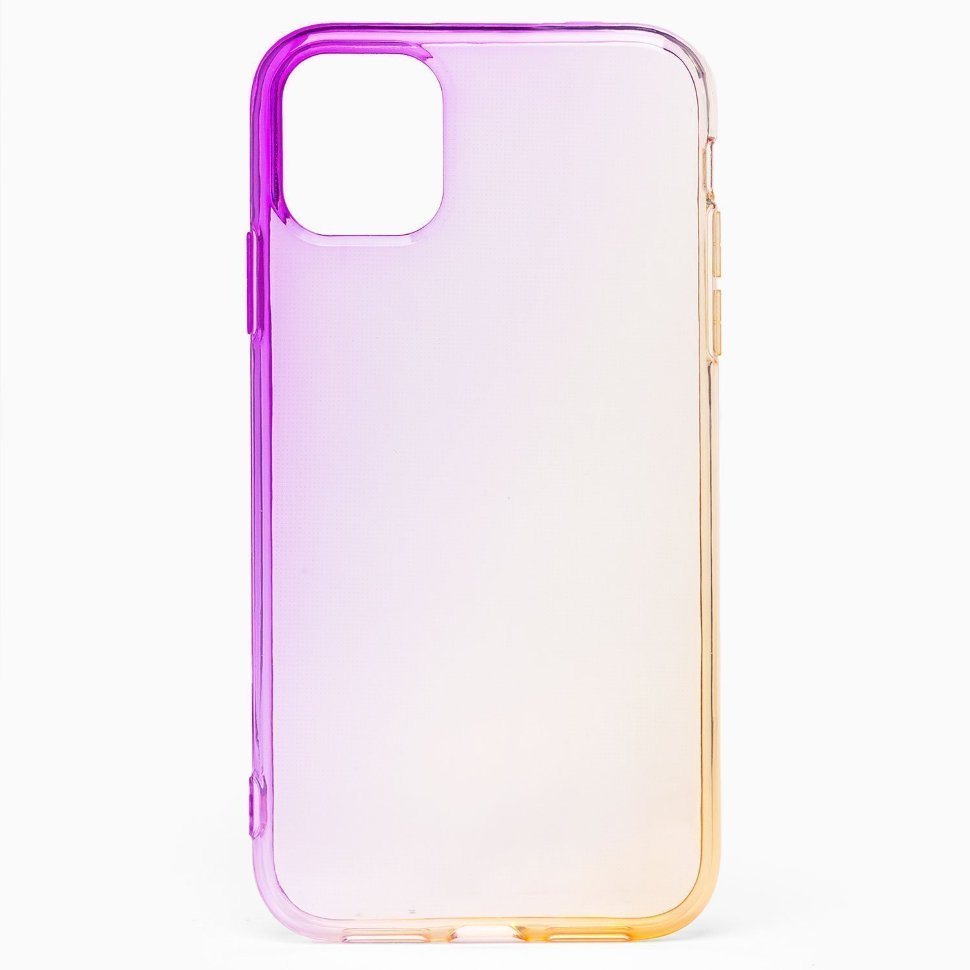 Накладка SC169 iPhone 11 (violet/gold)