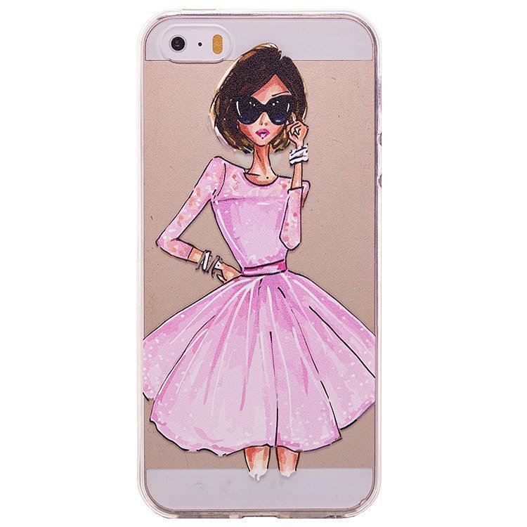 Накладка SC088 Девушка iPhone 5 (003)