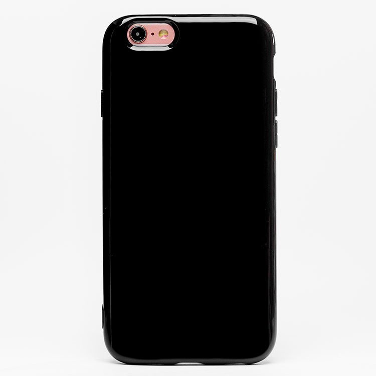 Накладка SC158 iPhone 6 Глянец черная