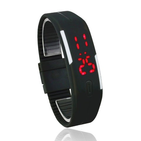 Часы наручные LED Watch Fit черные