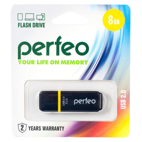 Perfeo USB 8GB C01 Black