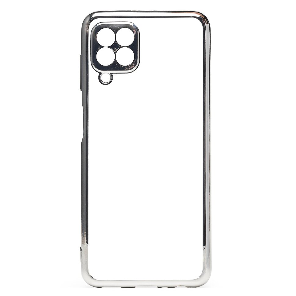 Накладка Activ Pilot Samsung M325 Galaxy M32 Global с серебристым ободком