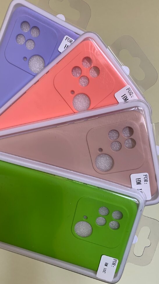 Накладка Silicon Cover NANO Xiaomi Redmi 10C салатовая