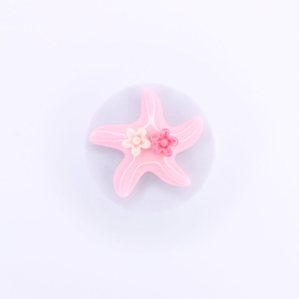Держатель для телефона POPSOCKETS Simple Beauty Морская звезда розовая
