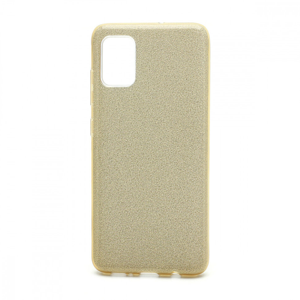 Накладка SC097 БЛЕСТКИ 3в1 Samsung A315 Galaxy A31 (gold)