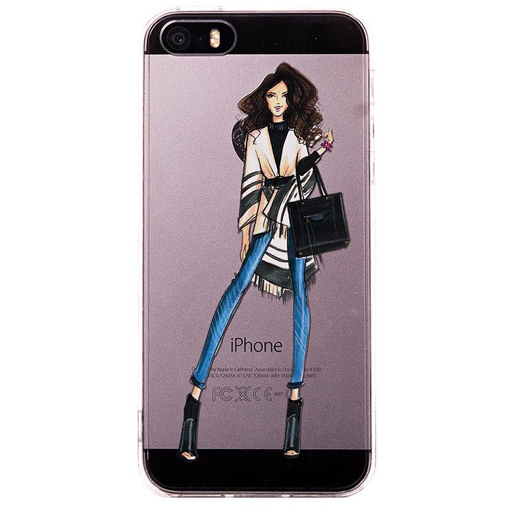 Накладка PC010 Девушка iPhone 5 (006)
