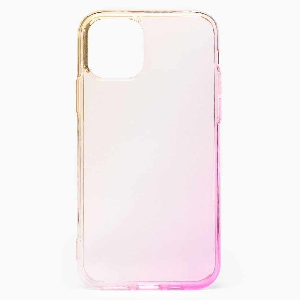 Накладка SC169 iPhone 11 Pro (gold/pink)