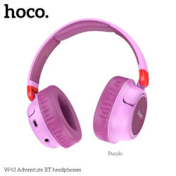 Гарнитура Bluetooth HOCO W43 Adventure полноразмерная, фиолетовая