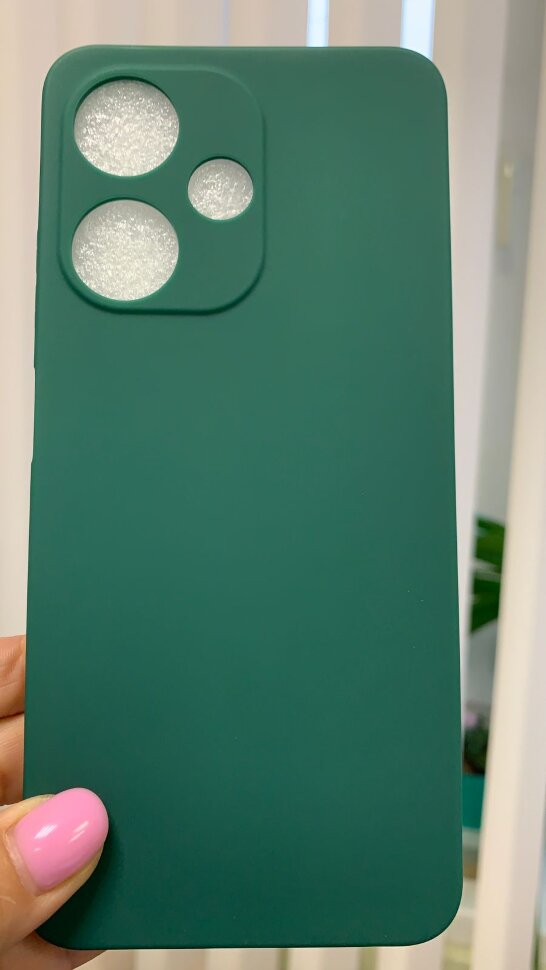 Накладка силиконовая SOFT TOUCH INFINIX HOT 30i, зеленая