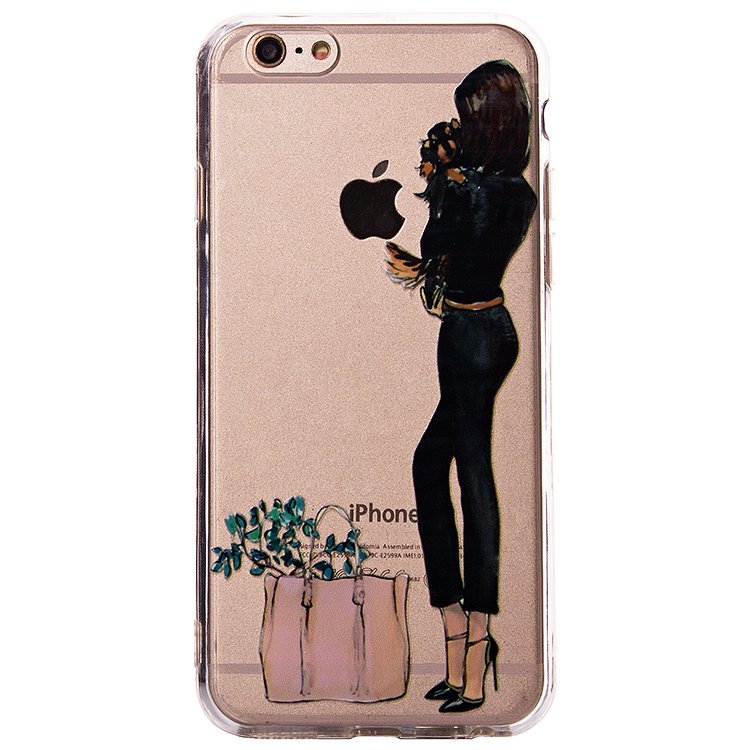 Накладка PC010 Девушка iPhone 6 (001)