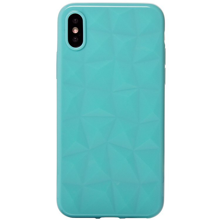 Накладка SC072 Призма глянцевая iPhone X мята