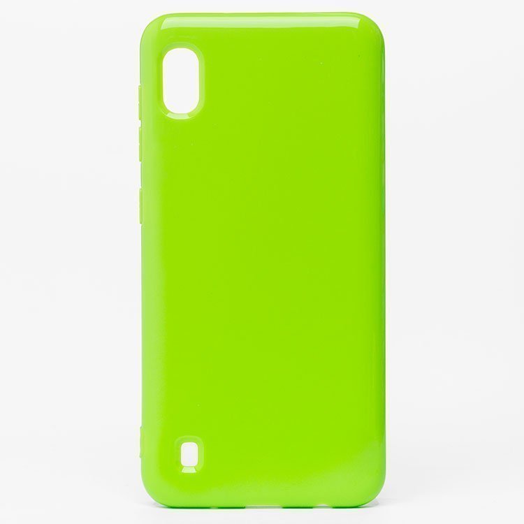 Накладка SC158 Samsung A105 Galaxy A10 Глянец зеленая
