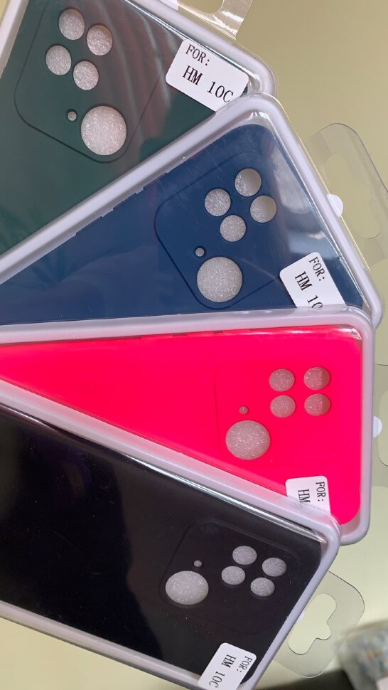 Накладка Silicon Cover NANO Xiaomi Redmi 10C фуксия