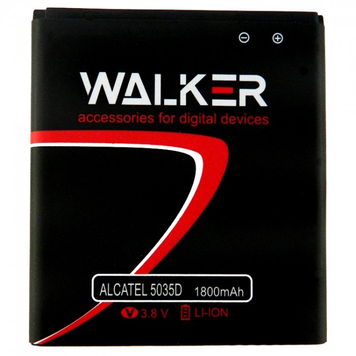 АКБ WALKER Alcatel 5035D/5036D/997 (TLiB5AF) 1800mAh