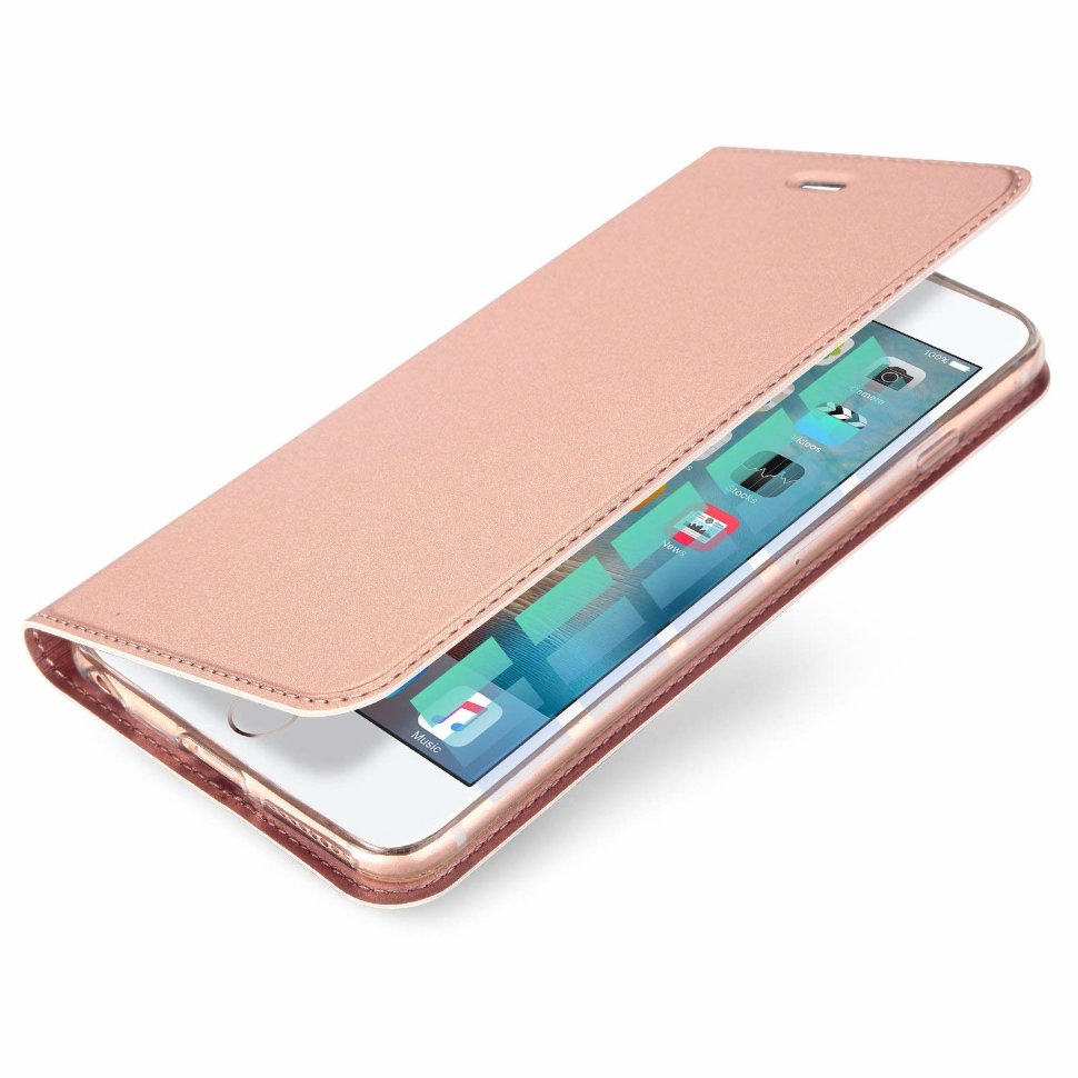 Чехол-книга Dux Ducis SKIN Pro Series для iPhone 6 rose gold