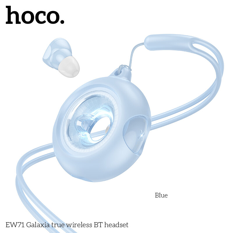 Наушники Bluetooth HOCO EW71 TWS, синие