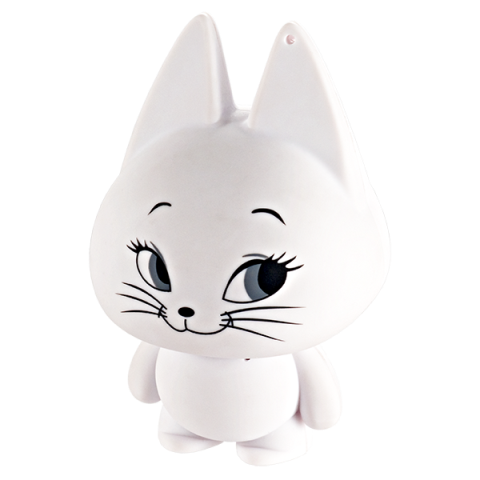 Колонка Perfeo MUSIC CAT 3.5мм кошечка белая